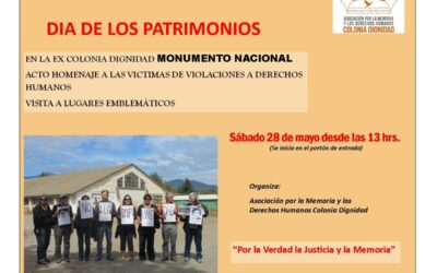 Día del patrimonio 2022: Homenaje y visita por la ex Colonia Dignidad