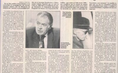 Cancelada personalidad jurídica de “Dignidad”