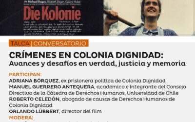Asociación invita a la presentación de la Película Die Kolonie/La Colonia (1985) de Orlando Lübbert y al conversatorio «Crímenes en Colonia Dignidad: avances y desafíos en verdad, justicia y memoria»