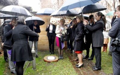 Primera Dama alemana visita Parque por la Paz Villa Grimaldi