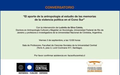 Conversatorio: El Aporte de la Antropología al estudio de las memorias de la violencia política en el Cono-Sur