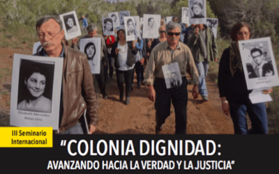 Invitación III Seminario Internacional Colonia Dignidad: Avanzando hacia la verdad y la justicia