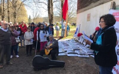 Más de un centenar de manifestantes exigieron  justicia en Colonia Dignidad